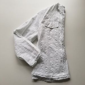 White Eyelet Jacket SIZE EXTRA SMALL